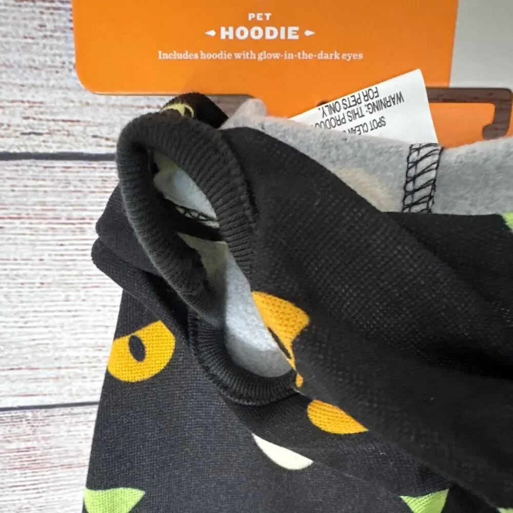 Hyde & EEK! Boutique Pet Halloween‎ Costume Hoodie Small Glow NEW